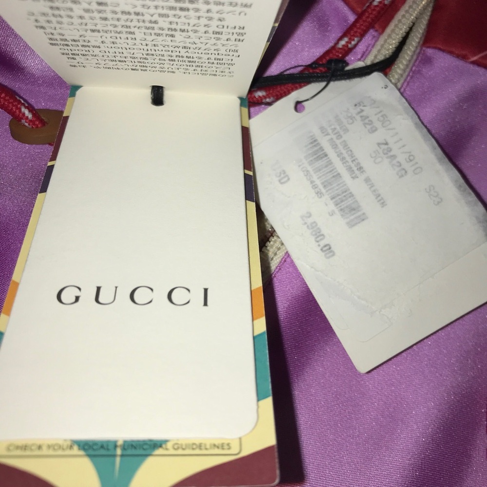 Gucci X Adidas Collaboration Logo Acetate Oversize Jacket Size 50 New With Tags - Picture 8 of 16
